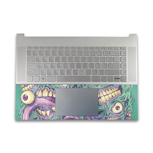 Image of Glossy Glitter Gaming Skin Compatible with HP Envy x360 16 inch (2023) - Eyes and Teeth - Premium 3M Vinyl Protective Wrap Decal Cover - Easy to Apply | Crafted in The USA by MightySkins