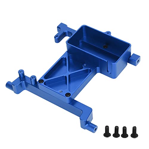 Support de montage de servo fixe RC en aluminium bleu contre le jeu de direction