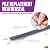 M-D Building Products 04267 M-D Epdm Adhesive Weather-Strip, 1/4 in W X 17 Ft L X 7/32 in H, Gray
