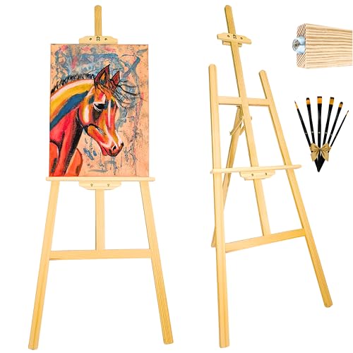 Caballete pintura profesional 150cm incluye pinceles. Caballete de...