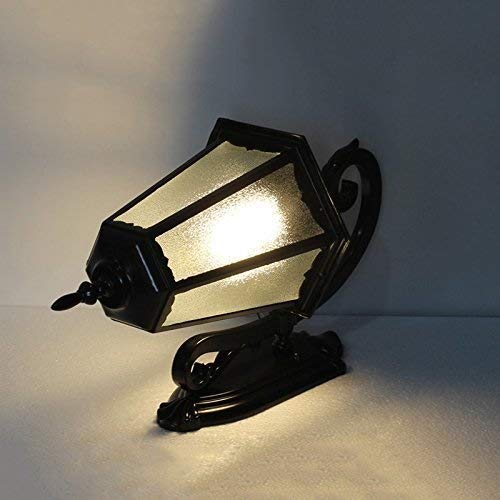 Lampe murale extérieure étanche E27 lanterne rétro pour escalier - 6