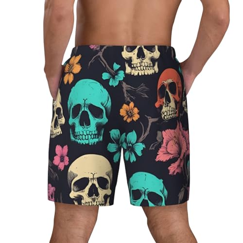Bañador de hombre con estampado de calaveras para piscina 7
