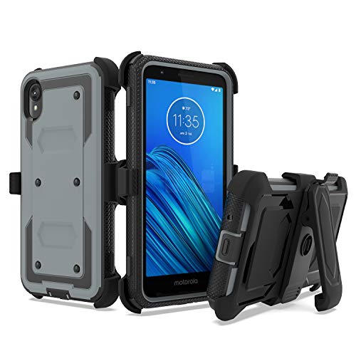 UNC Pro 3 in 1 Belt Clip Holster Cell Phone Case for Motorola