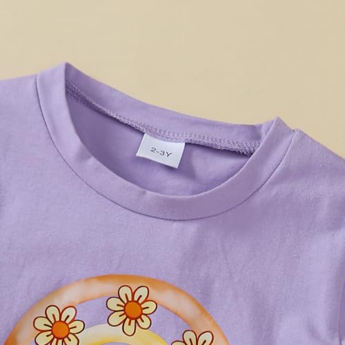Image of Little Girl Shirts Big Sister Tee Shirt Top Summer Short Sleeve Clothes 2-7 Years