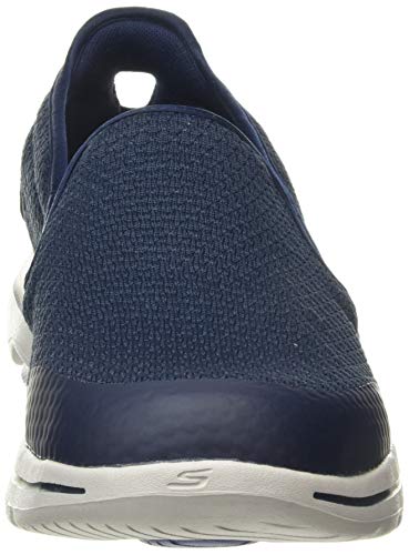 Skechers Men's GOwalk 5 - Elastic Stretch Athletic Slip-On Casual Loafer Walking Shoe Sneaker, Navy, 11