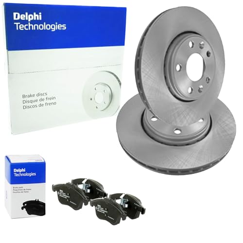 DELPHI Bremsscheiben 296mm + Beläge vorne passend für Laguna 3 III