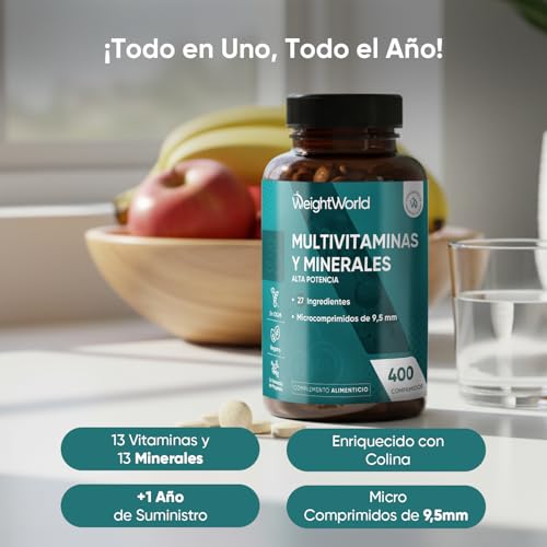 Miniatura 2 de Multivitaminas Y Minerales, 400 Comprimidos, 27 Vit Y Minerales Para 1 Año