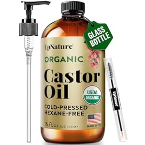 UpNature Organic Castor Oil in Glas...