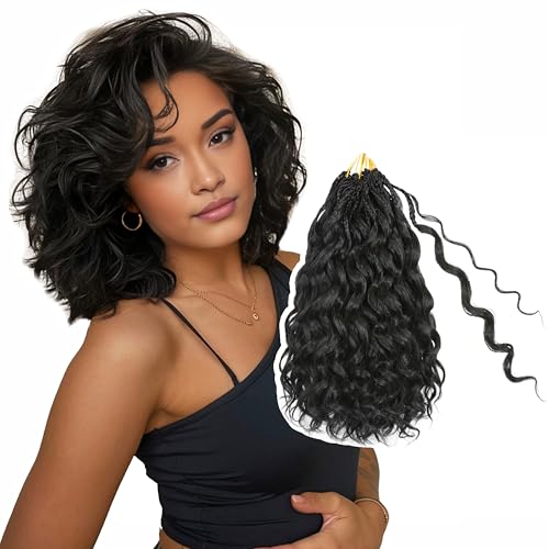 9 Packs Ocean Wave Crochet Hair Pure Protein Fiber Close