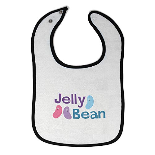 Toddler & Baby Bibs Burp Cloths Others Jelly Bean Funny Humor Cotton Baby Items for Baby Girl & Boy White Black Design Only