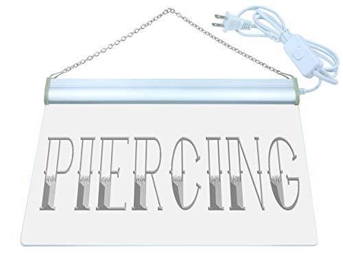 ADVPRO Piercing Shop Display Lure LED Neon Sign Red 12 x 8.5 Inches st4s32-i549-r