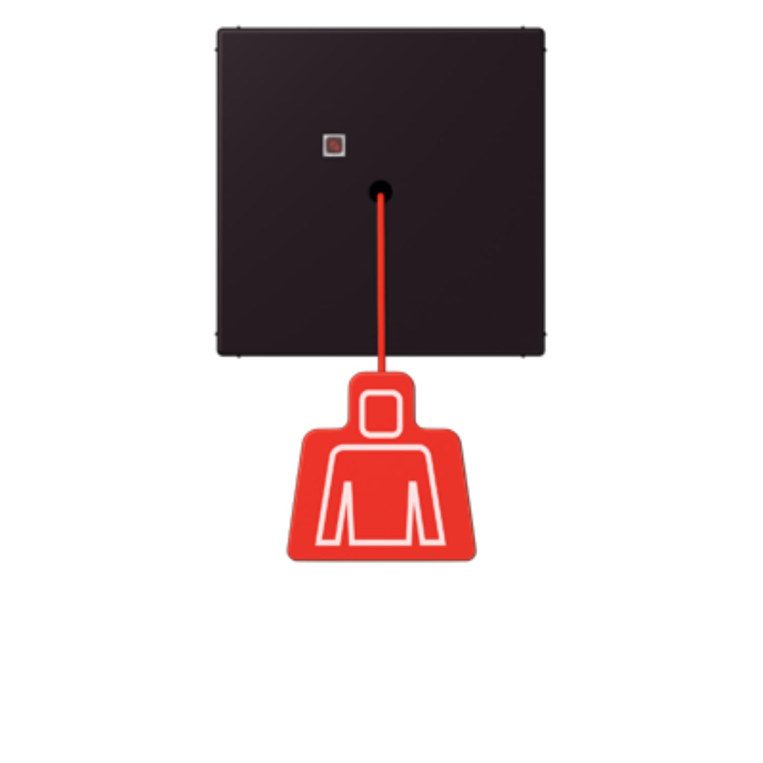 Bouton poussoir avec poignée LC4320E JUNG NRSLC0834ZT248 encastrable