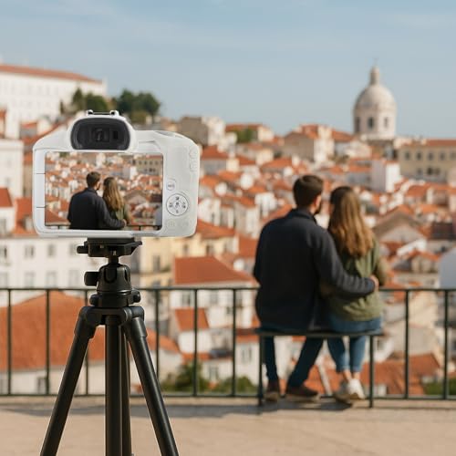 Funda ligera de silicona para Canon EOS R50 beige miniatura 7