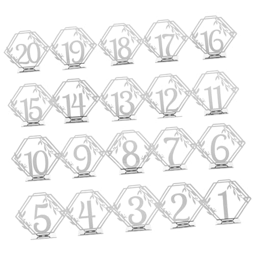 Numéros de table mariage acrylique pour placement invités sans stress
