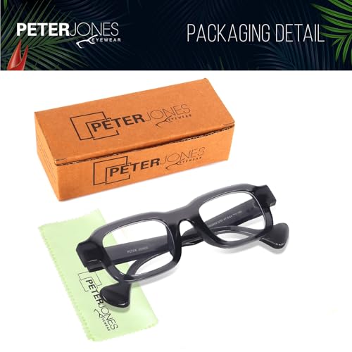 Image of Peter Jones Lenses Unisex Broad Frame Square UV /UB Protected Non-Polarized Sunglasses Medium (3809)