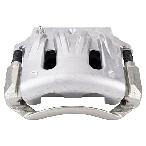 Image of TRQ Front Right Brake Caliper w /Bracket Passenger Side