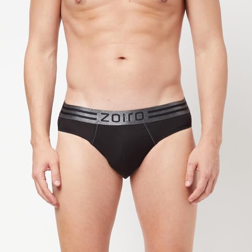 Image of Zoiro Men's Aniti Odor and Dry Patch Brief Pack of 2