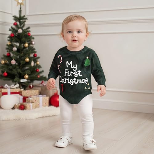 Thorn Tree My First Thanksgiving Baby Girl Outfit Turkey Long Sleeve Baby Boy Sweater Unisex Newborn Infant Sweatshirt Romper2