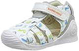 PRIME Biomecanics 202152, Sandalias Bebé-niños, Blanco (Blanco Y Dinos (Sauvage Y Estampado) Paprika), 21 EU