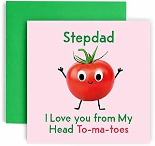 Huxters Birthday Cards for Women - I Love You Auntie Birthday Card for her - Funny Happy Card for Auntie Fun Tomato Happy Birthday - 14.8cm (Auntie)