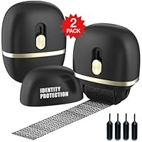 2-Pack Lomil Identity Protection Roller Stamp Set with 4 Refills only .18: eDeal Info