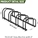 WALMANN 4 Bikes Floor Bike Stand, Bike Parking Rack Garage Bike Storage Stand Indoor/Outdoor 22-28