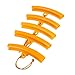 MUNEFE Wheel Rim Protector Set, Car Tire Changing Rim Protector, Tire Changing Edge Saver Tool for Motorcycle, Car and Bikes (Orange)