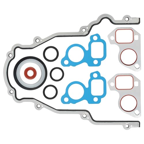 Image of GoaMotors Timing Cover Gasket Seal TCS45993 Water Pump Gaskets Main Seal Fits for GM for Chevrolet LS Series LS1 LS2 LS3 LS6 LQ9 LQ4 Vortec 4.8 5.3 5.7 6.0 for Pontiac G82 for Cadillac CTS