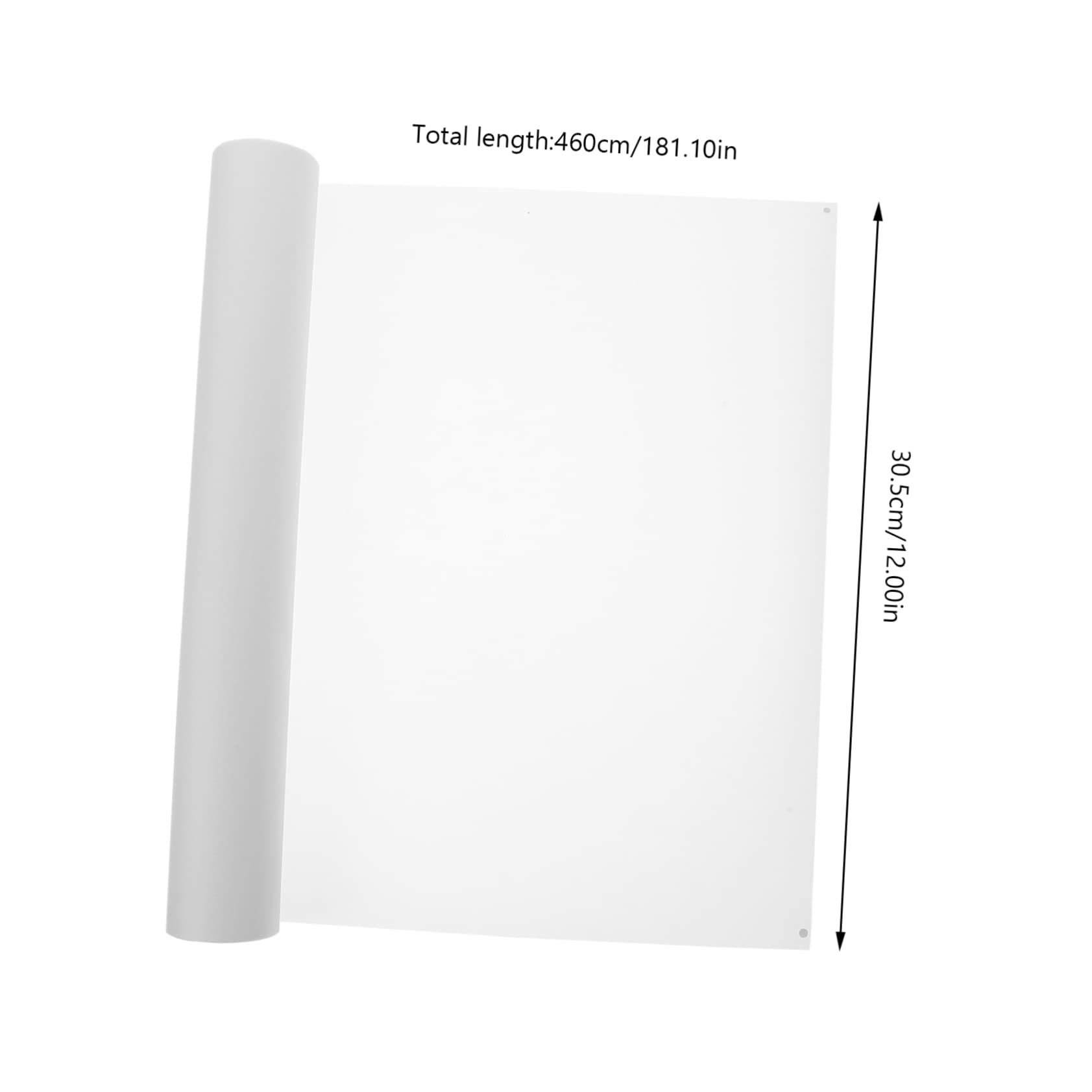 BEBEMOKO Portable Drawing Tracing Paper Roll Large Sheets Swedish Vellum Paper for Artists Craft Accessory