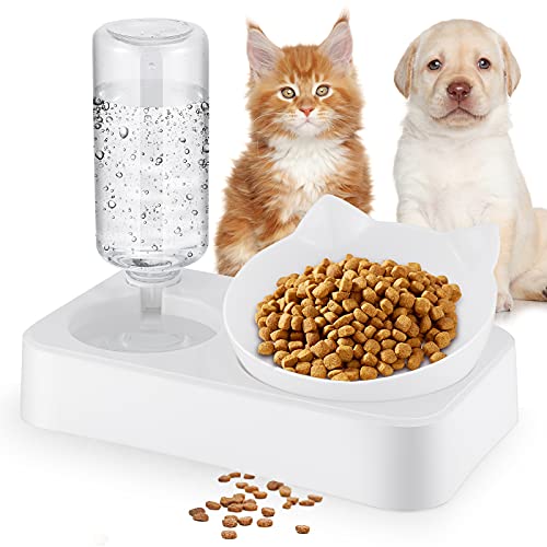 Gomyhom Cat Dishes for Food and Water,Detachable Gravity Bowl Dog Food Feeder,Widening Sink Non-Spill Bowls for Cats and Small Dog-23.5X12X21cm(S) Gomyhom Cat Dishes for Food and Water,Detachable Gravity Bowl Dog Food Feeder,Widening Sink Non-Spill Bowls for Cats and Small Dog-23.5X12X21cm(S)