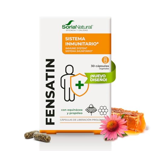 Soria Natural Fensatín - Propóleo con Equinácea para Reforzar el Sitema Inmune - Aumentar las Defensas para Invierno - 30 cápsulas