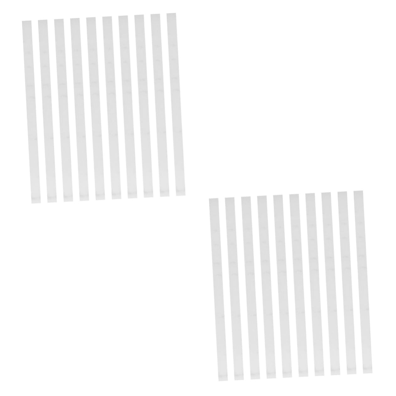 BUTIFULSIC 2sets Book Binding Tape Glue Strips for Books Bookbinding Glue Sticks Practical Bookbinding Kit 10pcs*2