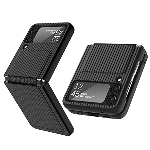 Coque Galaxy Z Flip 3 5G intégrale noire contre les chutes violentes