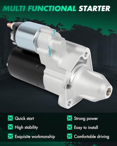 Image of SCITOO Starter Motor fit for for C300 3.0L 2008-2012,for for CL550 5.5L 2010,for for E350 3.5L 2010-2011 Replacement Starter 19115