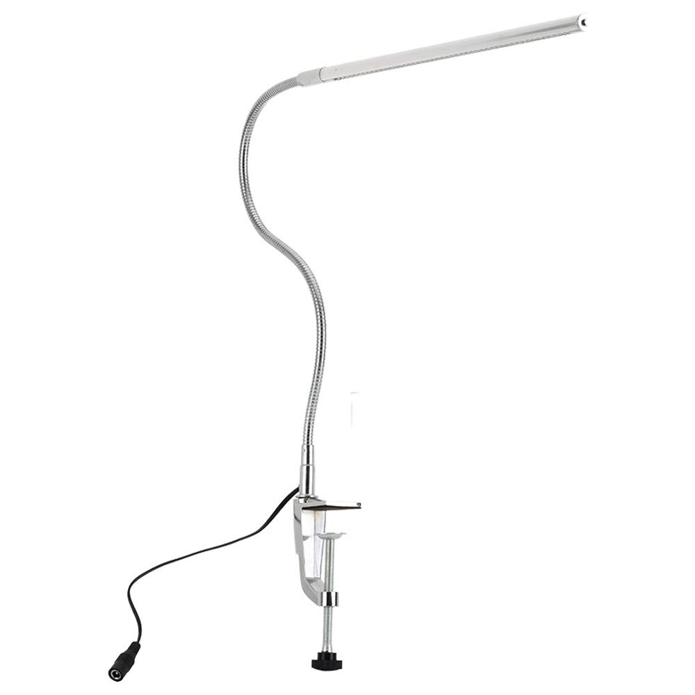 Lampada da tavolo a LED, clip per luce notturna, lampade da tavolo per la lettura con clip per libri, lampada da tavolo girevole, lampada da tavolo per casa, ufficio, lettura, lavoro, studio