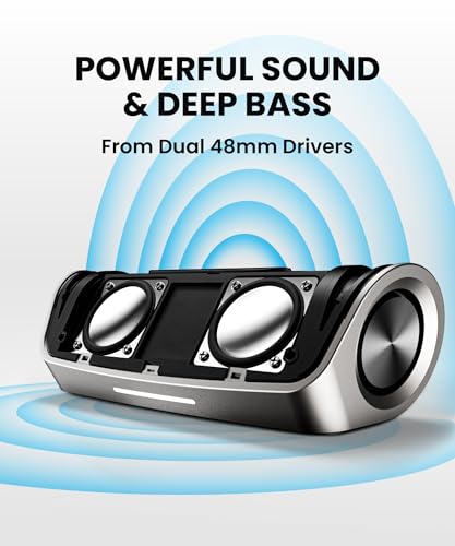 Cleer Scene Wireless Bluetooth Speaker, Grey - image 8