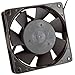NTE Electronics 77-12025A120 High Speed Fan, Ball Bearing, Aluminum Alloy Wire Lead, 120 mm L x 120 mm H x 25 mm T, 100-125 VAC, 2450 RPM, 68 CFM