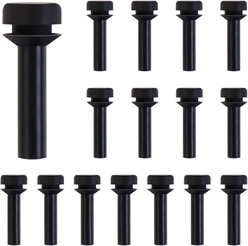 Gas Stove Grate Rubber Feet for GE Gas Cookers, WB02X24790 Replacement Parts for Stove Grate Foot, Non-Slip Heat Resistant(16PCS)