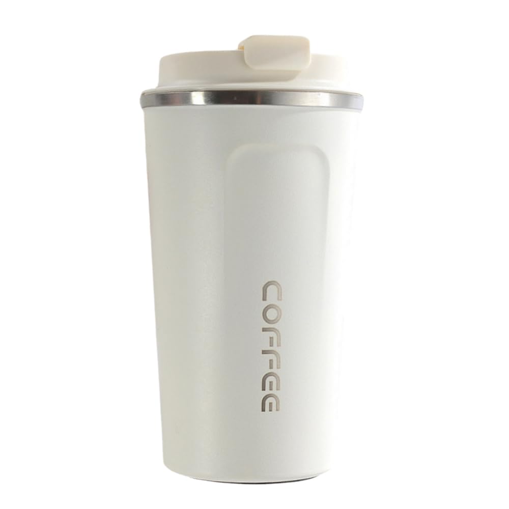 Amazon.com: 500ml Insulated Travel Coffee Mug - Food-Grade Stainless Steel,  Leakproof, BPA-Free, Anti-Slip Design, Wide Mouth for Easy Cleaning (Green)  : Home & Kitchen
