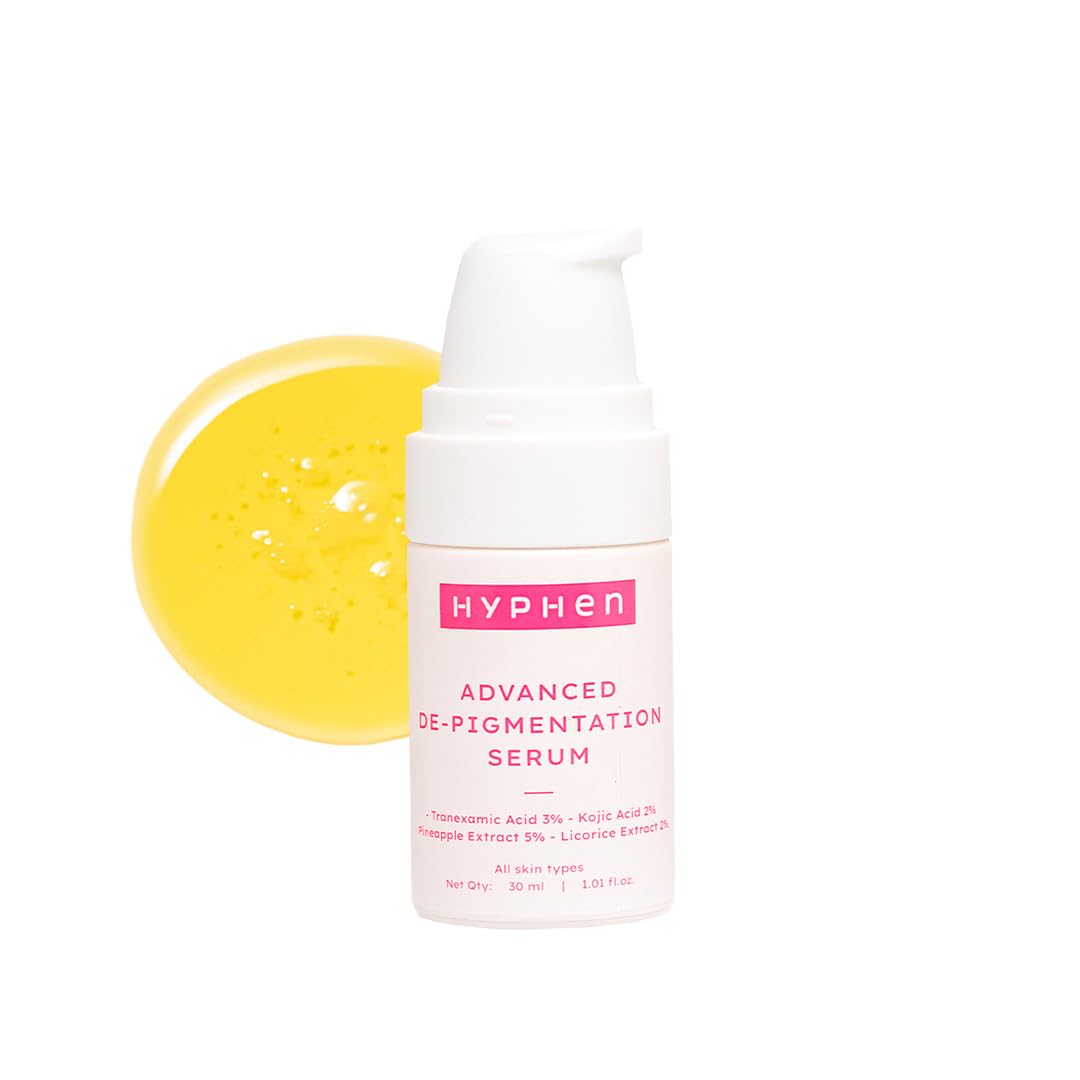Hyphen Advanced De-Pigmentation Serum For Hyperpigmentation, Melasma, Dark Spots & Scars With 2% Kojic Acid | Visibly Brightens & Even Tones Skin | Serum For Women & Men - 30ml-picture-10