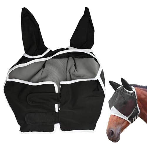 Mascara Caballo, Máscara Protección UV Caballo, Máscara para Equinos, Máscara Anti Moscas Large Full Size
