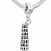 European Italy Leaning Tower of Pisa Charm Bead Spacer for snake Chain charm Bracelet