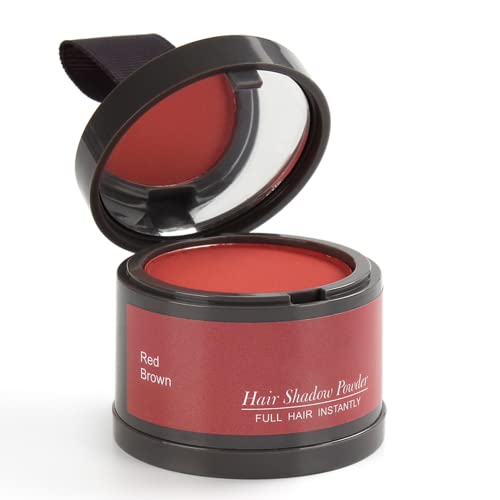 Hairline Powder (Red-Brown Bright) - Instantly Cover Gray Hair with Color Shadow