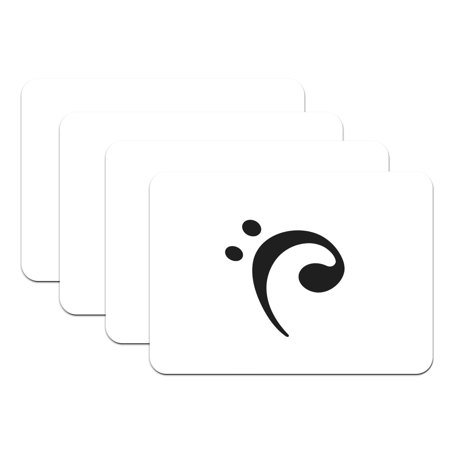 Set de table musique Clef de FA : le cadeau idéal pour musiciens et pianistes
