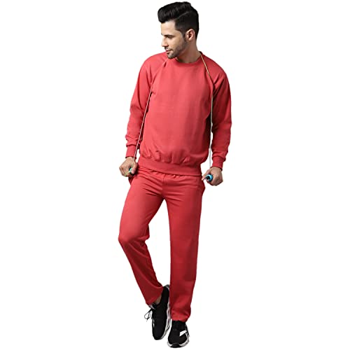 Image of Mack Jonney Fleece Solid Tracksuit Co-ord Set for Men- SW RN LOWER 02-P