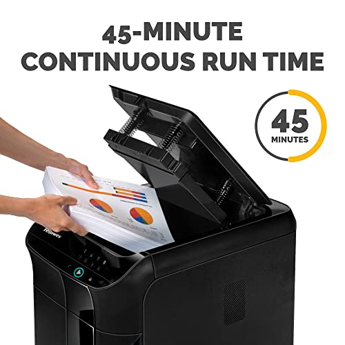 Fellowes Automax 350C Cross-Cut Commercial Office Auto Feed 2-In-1 Paper Shredder With 350 Sheet Capacity (4694001) #TOP7