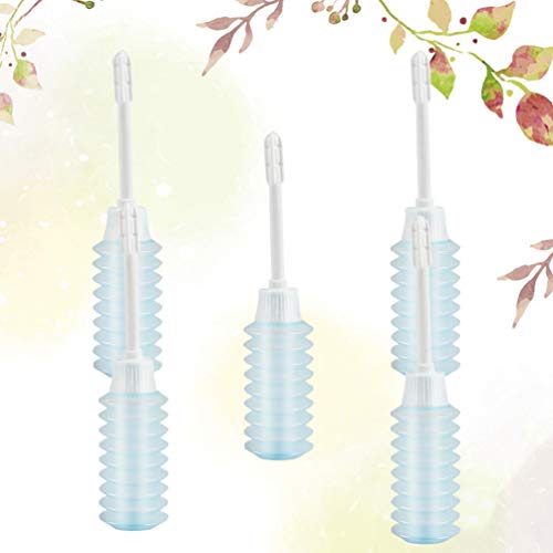 ExCEART 5 peças aplicador de ducha de enema frasco de descarga vaginal Irrigador limpador de ducha v
