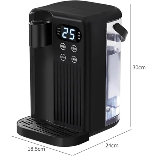 3L Instant Hot Water Dispenser, Digital Temp Control 25-99C, 8-Level Volume Einstellungen für Home Office Cafe. Schnelle Heizung mit LCD-Display, Tragbares Design, energiesparender Wasserkocher