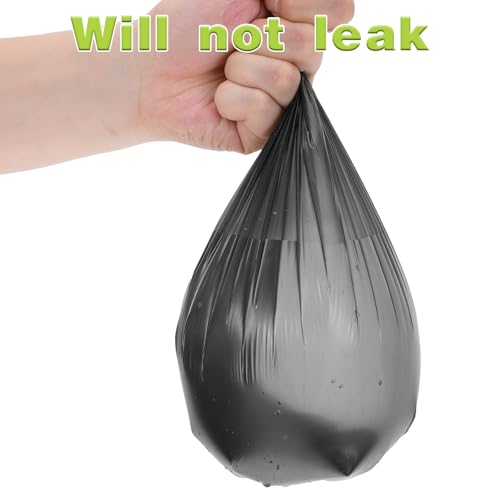 Image of 90 PCS Car Trash Bag Mini Trash Bags for Car Mini Cars Garbage Bag Small Black Strong Trashes CanBags with Tear-Resistant Small Plastic Bags for Desktop Trashes Cans Home Office Travel