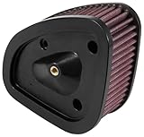 K&N Engine Air Filter: High Performance, Powersport Air Filter: Fits 2017-2019 HARLEY DAVIDSON (Road King, Electra Glide, Ultra, Classic, Tri Glide, Limited, Low, and other select models) HD-1717